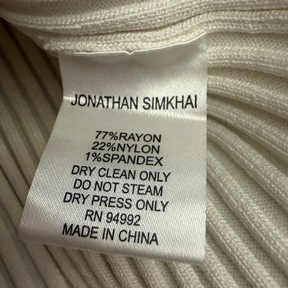 Jonathan Simkhai Knit Zig Zag Midi Dress (23) - Picture 8 of 8